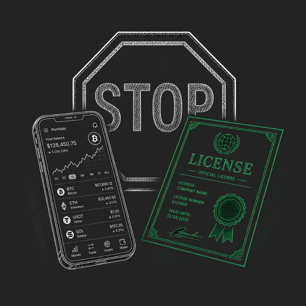 Crypto licensing support